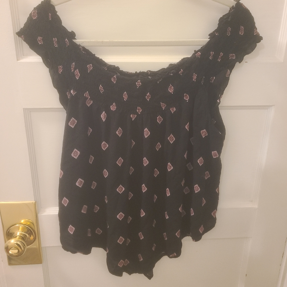 Express off the shoulder shirt